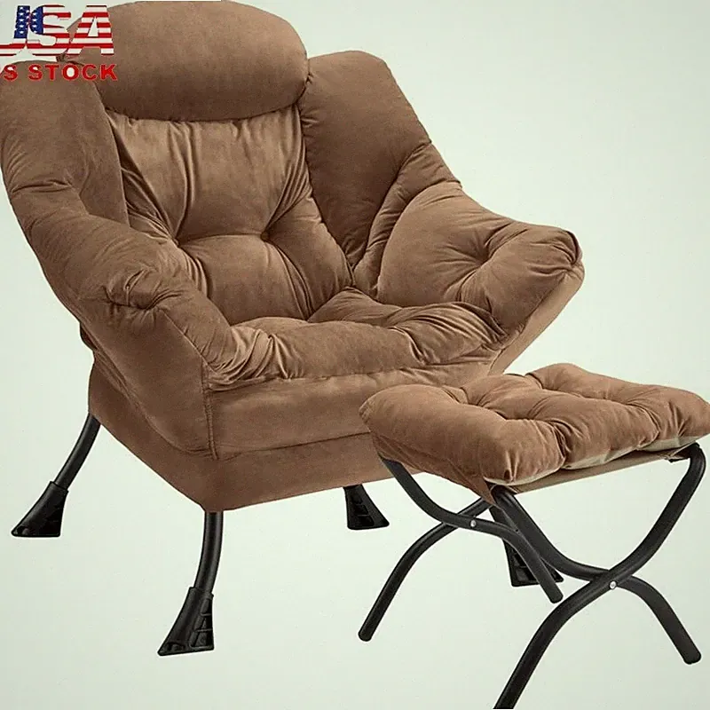 Sturdy Reclining Accent Chair Easy Assembly Comfy Lounge Chair Living Room New