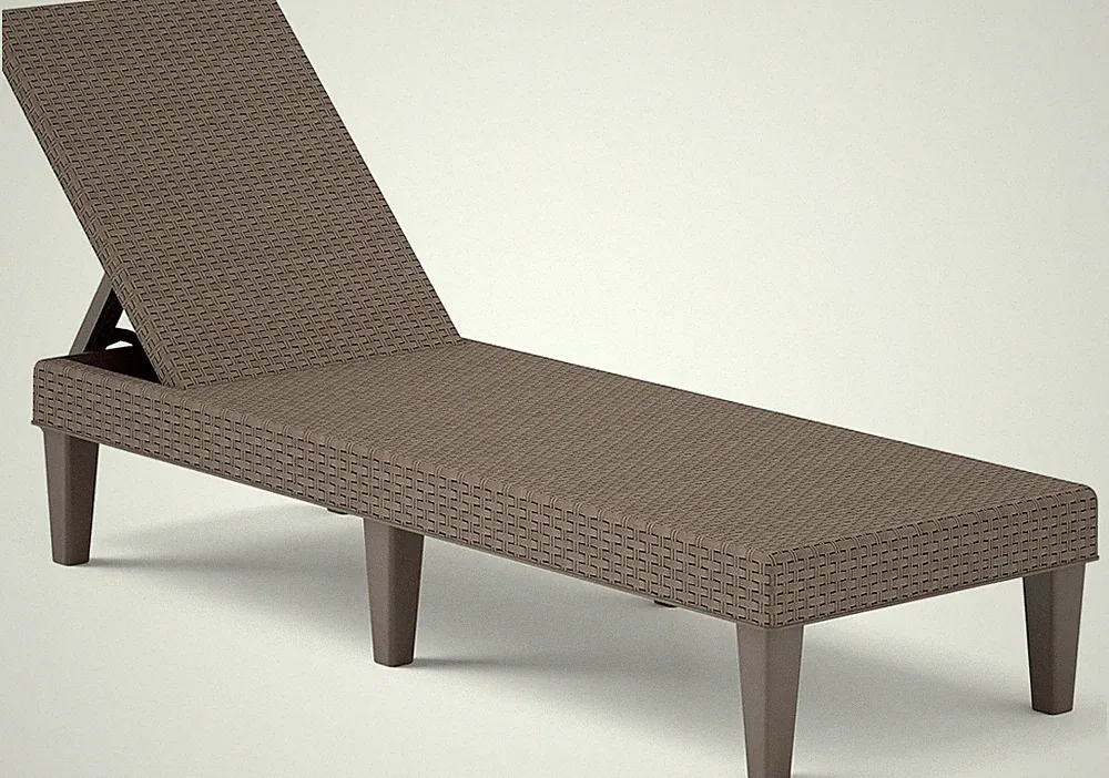 Versatile 3-Position Rattan Chaise Lounger Chair - Waterproof & Easy to Assemble